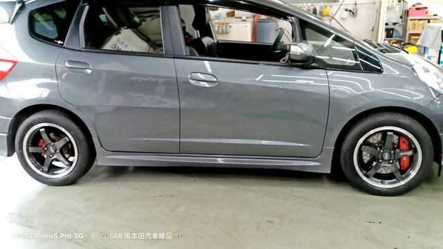 HONDA FIT改裝【 RSV SF-1 旋壓輕量化鋁圈 】by《 S&R 風本田汽車精品 》LINE ID：stw6666