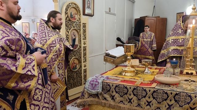 Евхаристический канон, храм Владимирской иконы Божией Матери г. Северск. 30 марта 2025