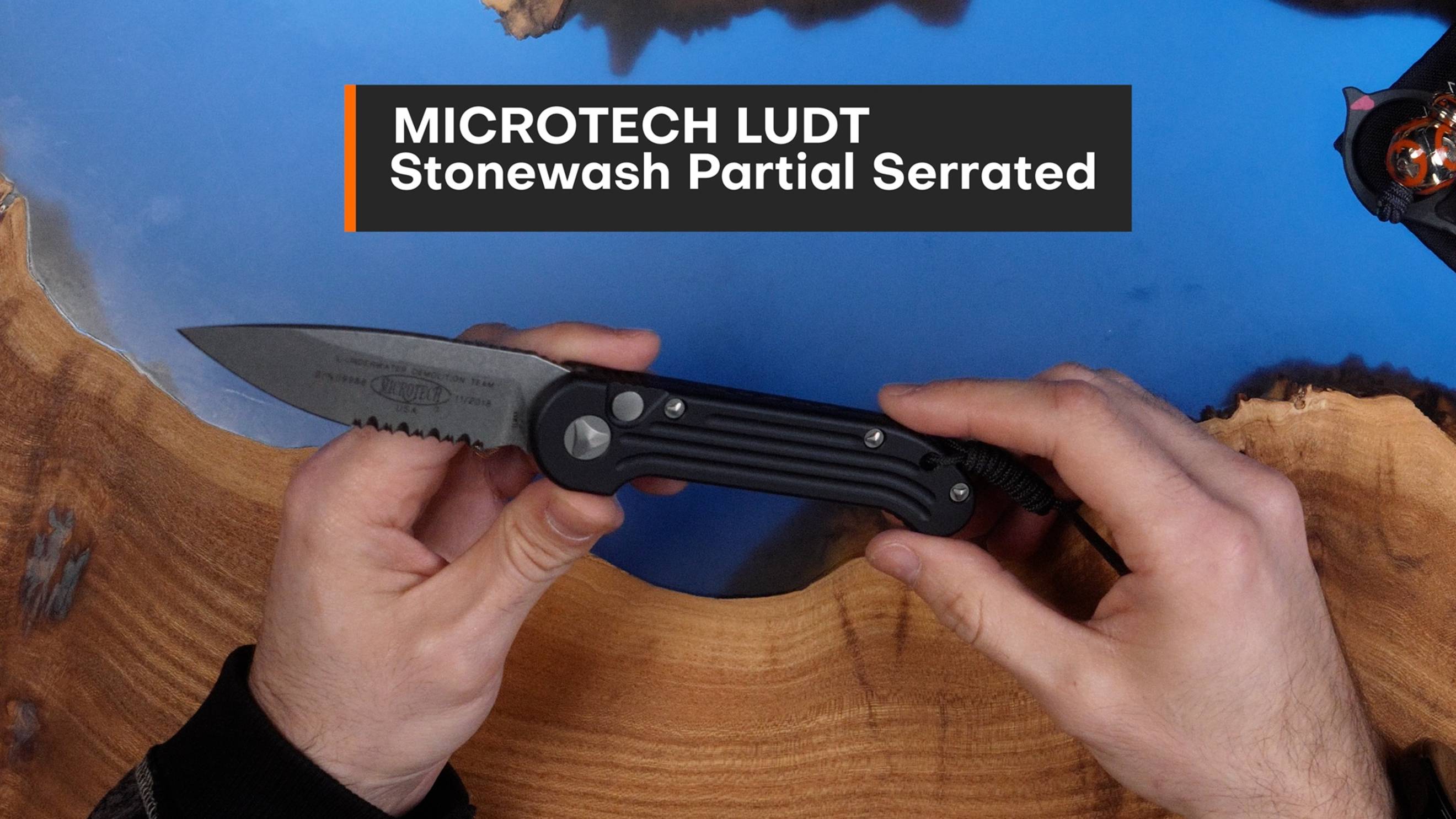 Microtech LUDT Gen 2 Partial Serated интересный нож с интересной историей
