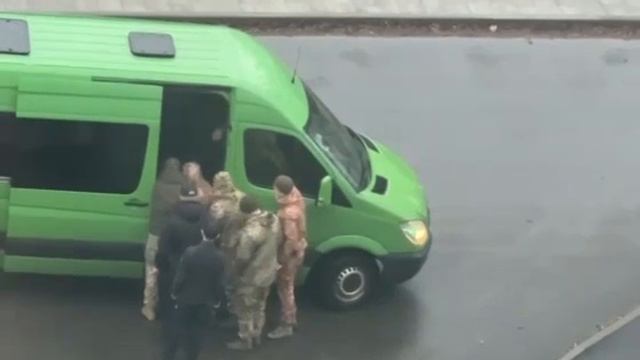 Утренняя мобилизация в Днепре