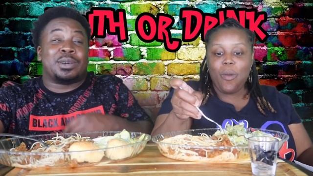 TRUTH OR DRINK SPAGHETTI 🍝 MUKBANG