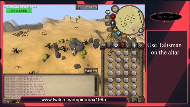 OSRS   How to get to the Fire Rune Altar