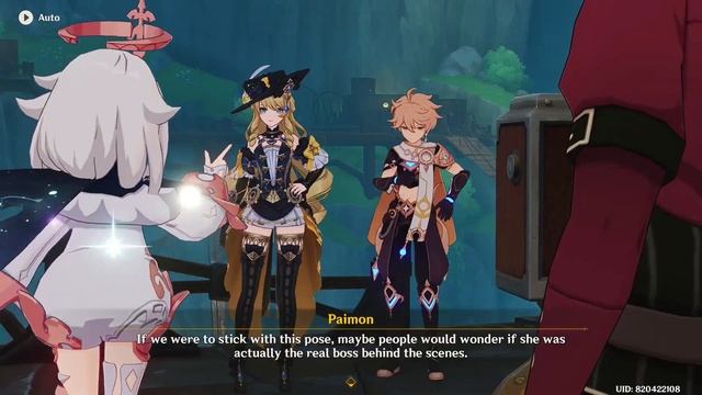 Navia & Traveler Pose As Couples | Navia's Story Quest | Genshin Impact #genshinimpact