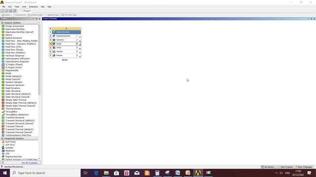 ANSYS Plain Concrete Beam Nonlinear Analysis  - PART 1