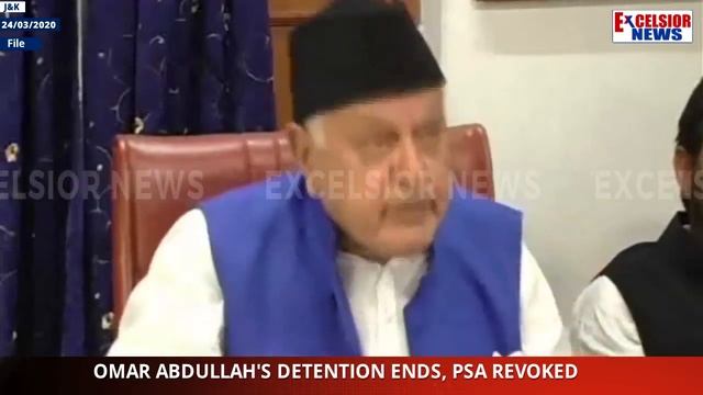 Omar Abdullah's Detention Ends, PSA Revoked