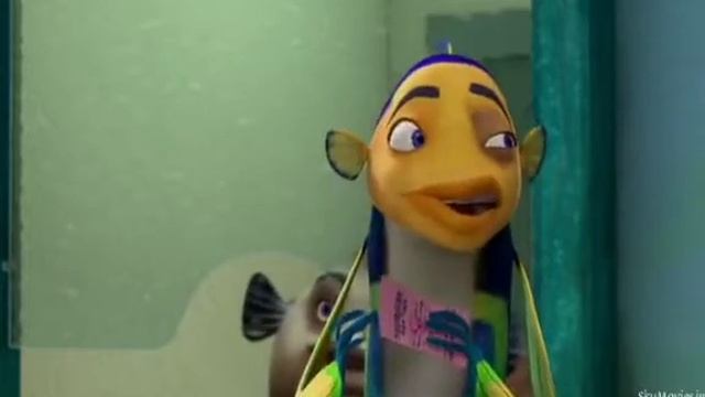 Oscar and Lola's first meeting in Hindi (Shark Tale)