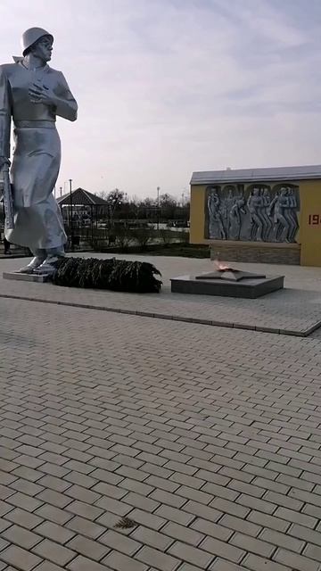 В станице зажгли "ВЕЧНЫ ОГОНЬ".