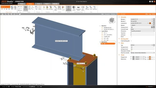 Connection design with Tekla Structural Designer and IDEA StatiCa