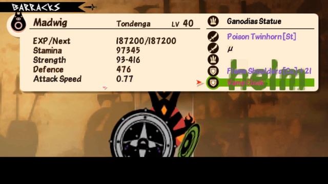 Patapon 3 - Equipment Selector