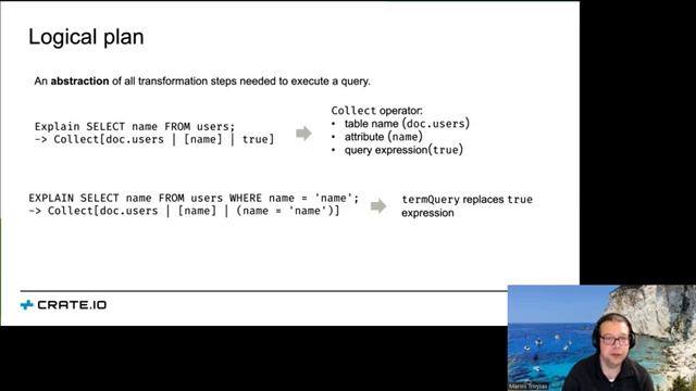 CrateDB. Distributed SQL Database Built on Top of Lucene. Marija Selakovic and Marios Trivyzas
