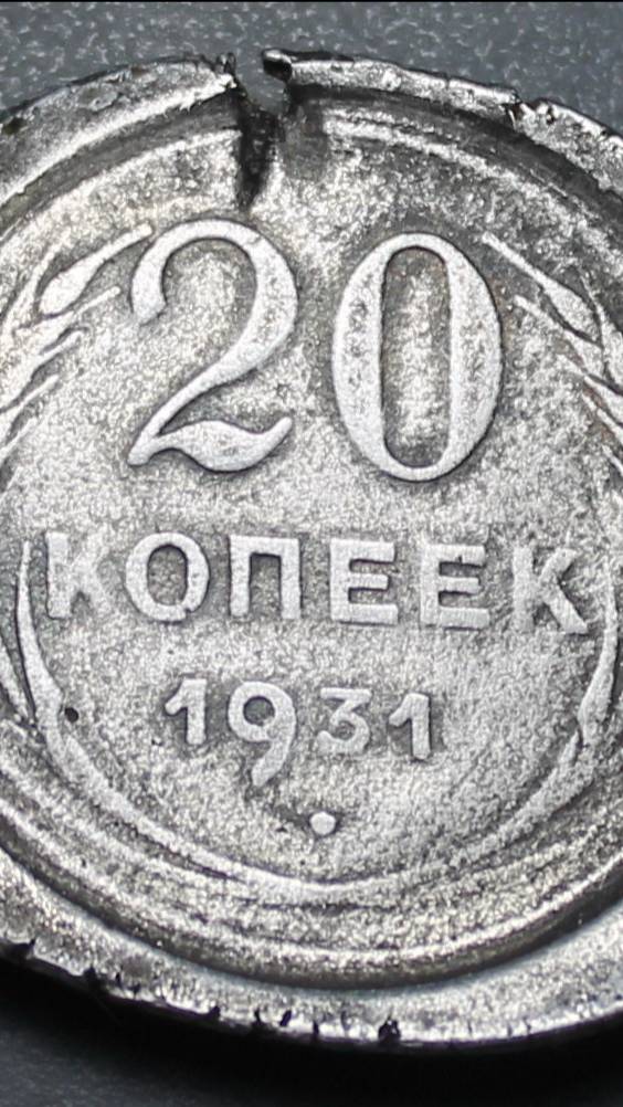 супер брак 20 копеек 1931. уникальный