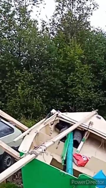 Снятие лодки с багажника 2023.08.23