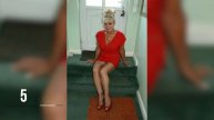 Natural Older Women Over 50 in Short Skirt and Tights /Top 10 Mature Women