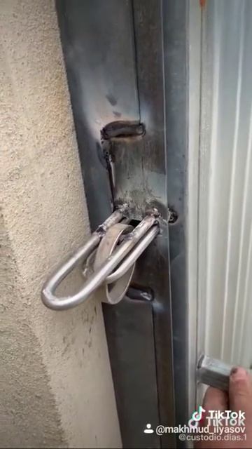 замок на калитку