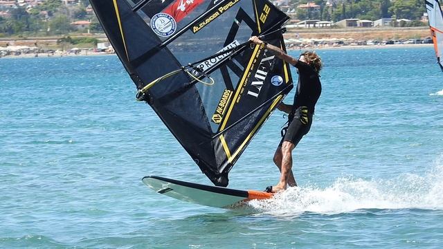 Duck-jibe fun with slalom gear!