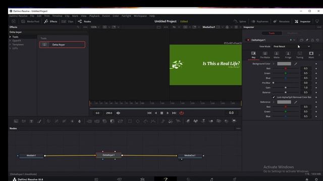 How To Remove Green Screen In Davinci Resolve Tutorial