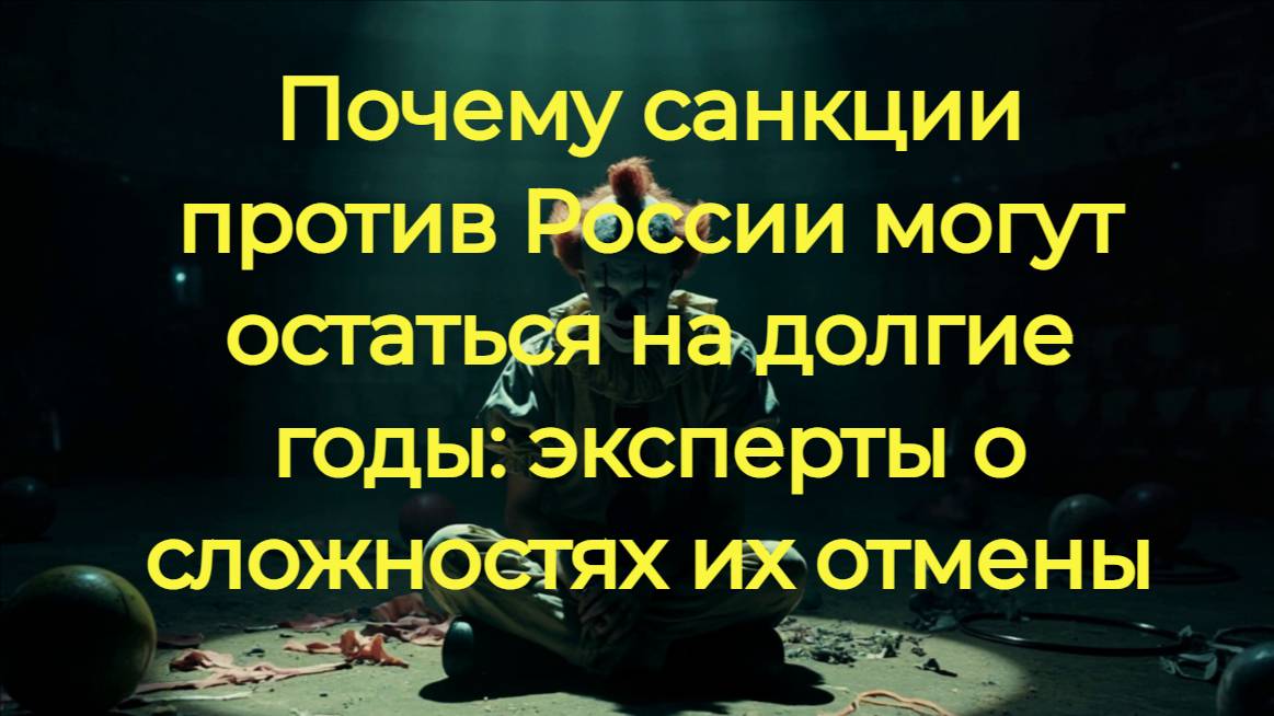 Почему санкции против России могут остаться на долгие годы: эксперты о сложностях их отмены