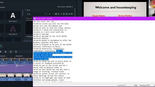 Adding subtitles to Filmora 9
