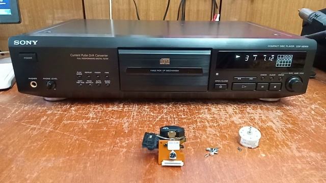 SONY CDP-XE900 проверка после ремонта.