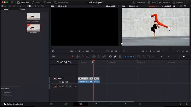 How To Freeze Frame In DaVinci Resolve