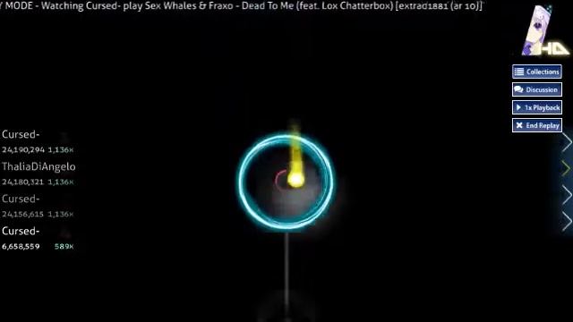 Dead to me Osu! AR 10 Played by Cursed-