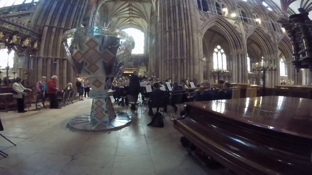 Diggle B Band Dear Lord and Father of Mankind  Lichfield Cathedral 19th September 2015