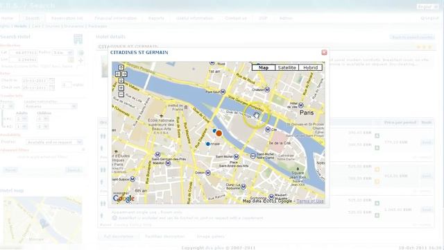 TBS IBE - search and book hotel travel service