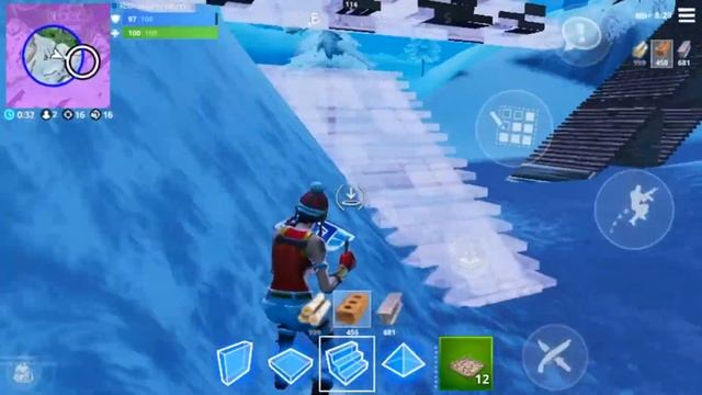 17 solo kill game!(Fortnite Battle Royale solo iOS mobile phone)