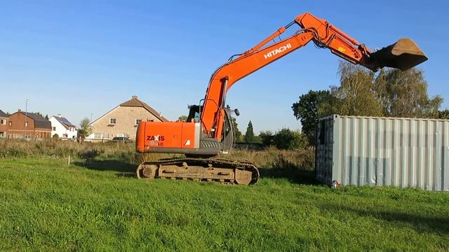hitachi 180lc-3 op zen plek zetten