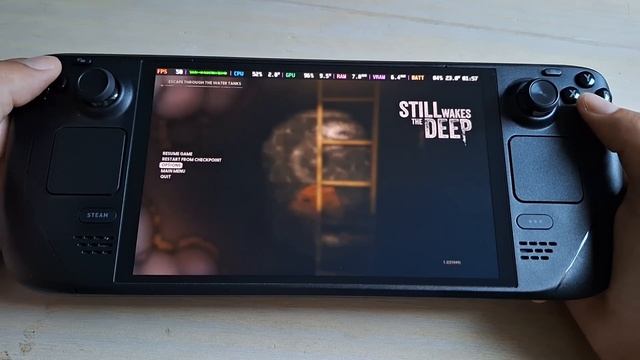 Steam Deck OLED / Still Wakes The Deep / Improved FPS With FREE Frame Generation Mod