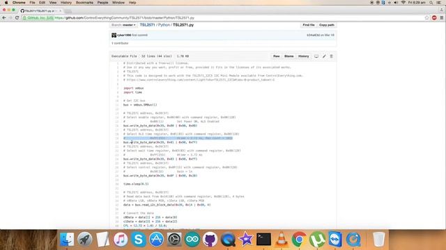 Raspberry Pi TSL2571 Ambient Light Sensor Python Tutorial