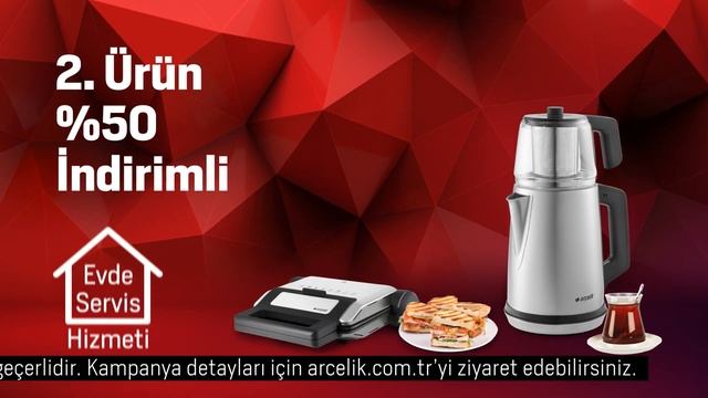 Arçelik Küçük Ev Aletlerinden Birini Alana 2.si %50 İndirimli !