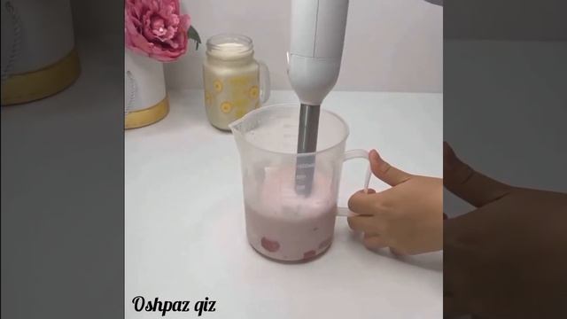 Фруктовый молочный коктейль😋😋😋