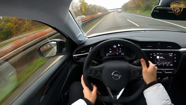 Opel Corsa 1.2 ACCELERATION TOP SPEED AUTOBAHN POV