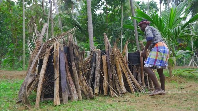 BARREL COOKING | 3 Full Goat Cooking In Big Barrel | Whole Lamb Grill Recipe Cooking In Village