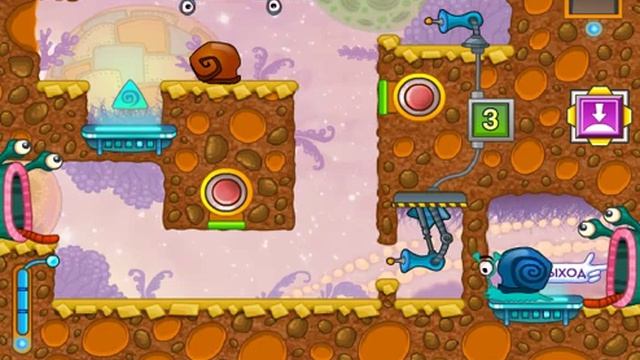 Snail Bob space 4.Улитка Боб 4 в космосе.Мультик игра для детей 3 серия.