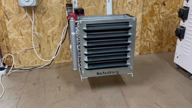 Отопление воздушное Жара в гараж тепловентилятор водяной