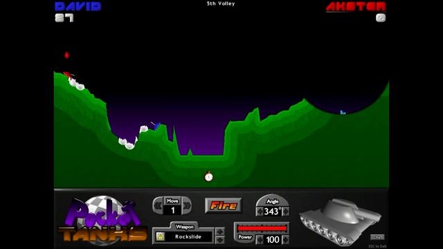 Pocket Tanks Deluxe - vs Akster #1