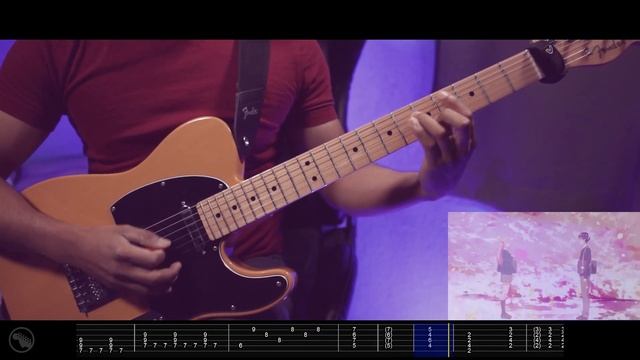 TABS Nasuo  Honey Jet Coaster ハニージェットコースター  Shikimoris Not Just a Cutie OP Guitar Cover