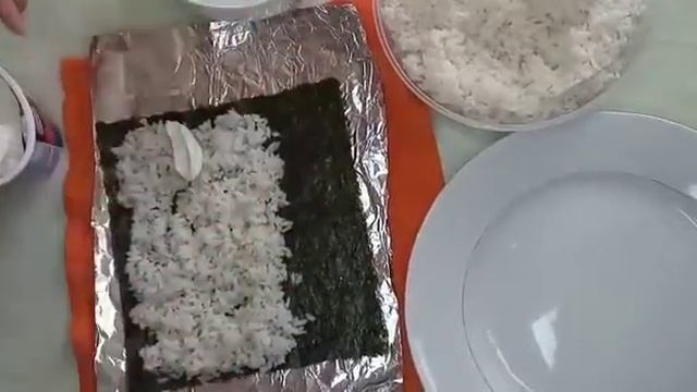 Суши үй жағдайында 🍣😋Өте дамды 😋 жасап көрыңыздер.Рестарандағыдай шығады!