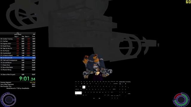 Oni any% Speedrun in 17:01 (former WR)
