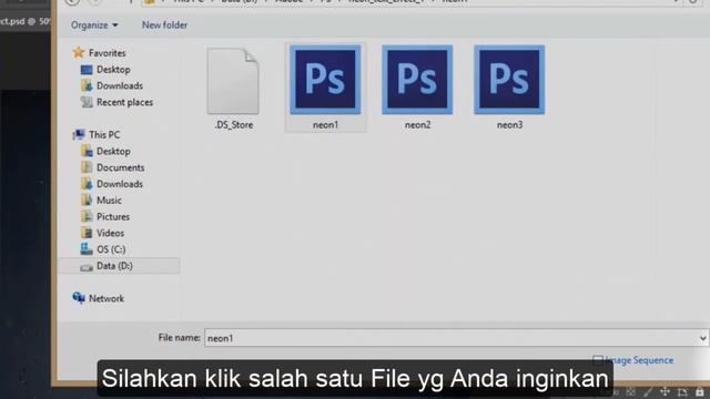 Cara Membuat Tulisan Teks Efek NEON dan Light Box Photoshop 🎯
