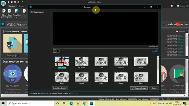 Play video clip inside a photo frame | VSDC Free Video Editor Tutorial