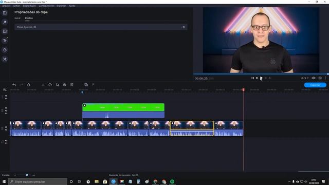 Curso Edição de vídeo Movavi Suite: 18 - Filtros