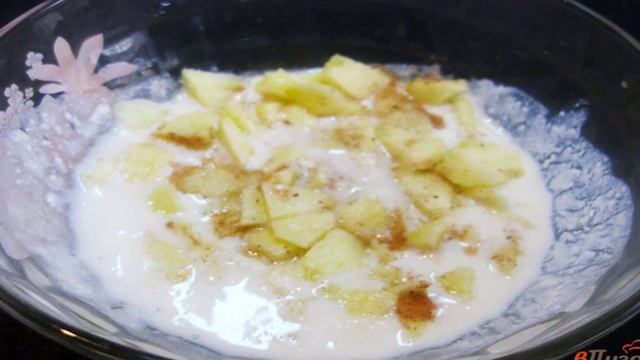 Яблочные оладьи