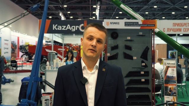 Представитель завода "Алмаз" Маслов Ю. о сотрудничестве с компанией KAZAGROEXPERT