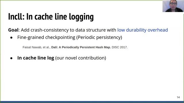 PIRL 2020: In-cache Line Logging Approach on Real Persistent Memory