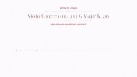 Mozart: Violin Concerto no. 3 in G Major K. 216 | 4K Minimalist Pink Classical Orchestra Music