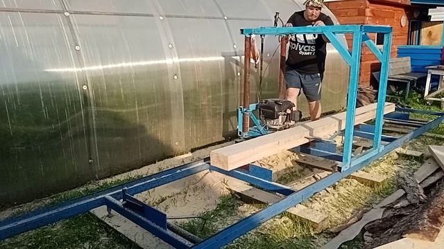 Пилораму сделал сам