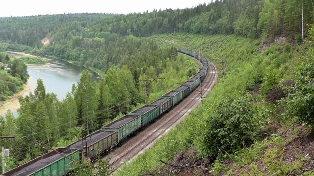 ЖД микс #3 Железная дорога Пермского края, Новая синара и прочие поезда.